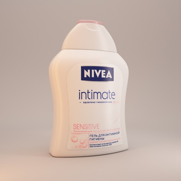 nivea intimate 3d max - Nivea Intimate bottle by Stubborn3D